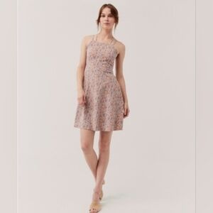 Pact Strappy fit n flare dress